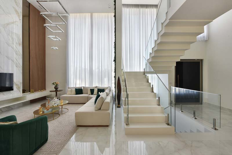 2. Corrimão é barra de apoio, guarda-corpo é estrutura vertical protetora – Foto: @sidneydollfotografo | Projeto: Marcela Rocca