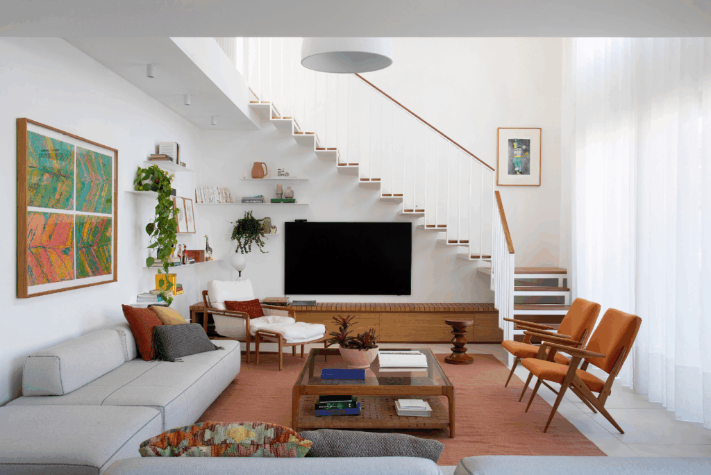 5. Repita materiais existentes no ambiente para criar unidade visual harmoniosa – Foto: Juliano Colodeti, do MCA Estúdio | Projeto: Escala Arquitetura