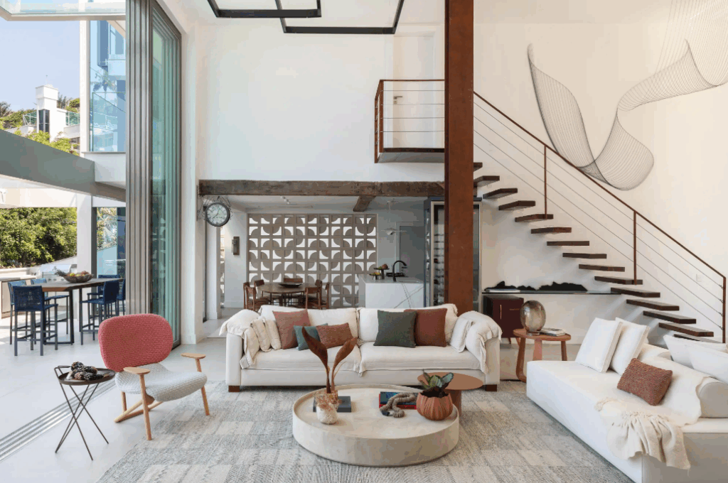 9. Escolha corrimão considerando durabilidade, manutenção e custo-benefício real do material – Foto: Luiza Schreier/Divulgação | Projeto: Ketlein Amorim