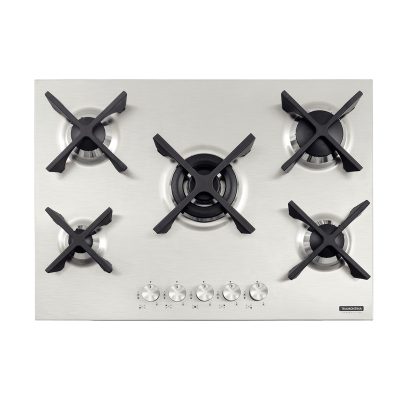 Cooktop a Gas Design Collection Penta Inox Flat 5GX70
