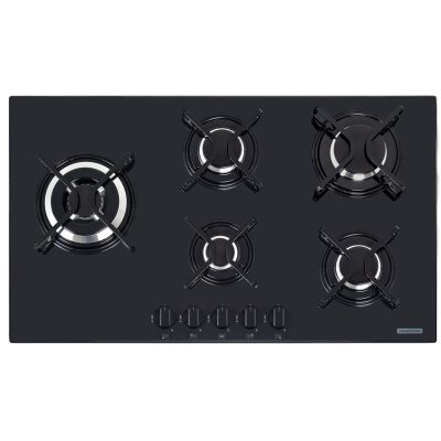 Cooktop a Gas Penta Side Plus Vidro Temperado Preto Tre