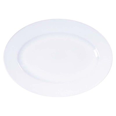 Travessa Oval Maria Augusta Porcelana 40X29cm