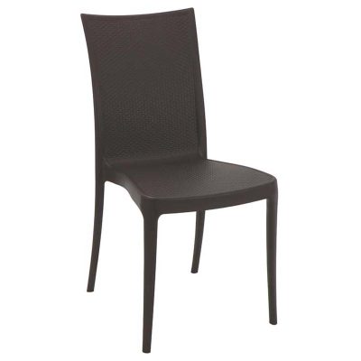Cadeira Laura Polipropileno E Fibra Vidro Marrom