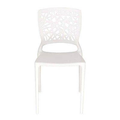 Cadeira Joana Polipropileno E Fibra Vidro Amarelo