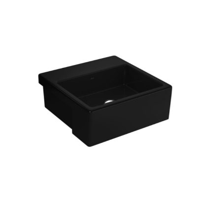 Cuba Deca Semi-Encaixe Quadrada Com Deck Ebano L.830.95