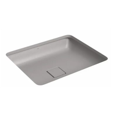 Cuba Slim Retangular de Embutir 50cm Soft Antracite Deca L.33050.85