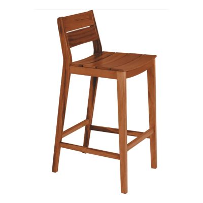 Banco Alto Toscana De Madeira Muiracatiara Eco Clear