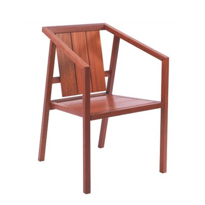 Cadeira Lanati Madeira Jatoba Fsc Bracos E Encosto Madeira
