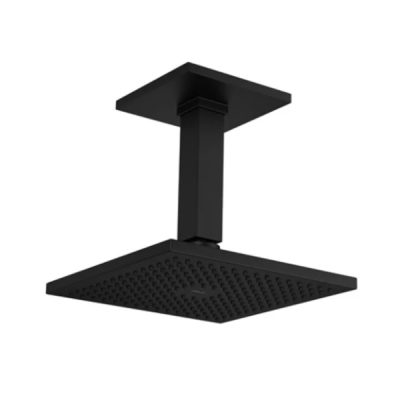 Chuveiro Com Tubo Teto Quadrado Deca Black Noir 1992.BL.TET.NO