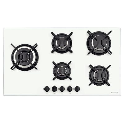 Cooktop a Gas Penta Side Plus Vidro Temperado Branco Tr