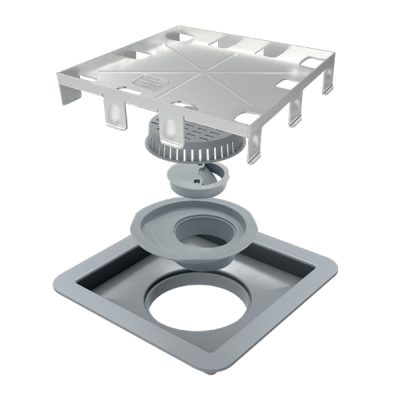 Ralo Linear Elleve Square Tampa Oculta 15 x 15 cm - 209