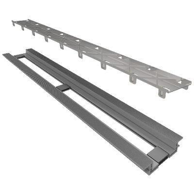 Ralo Linear Elleve Infinity Tampa Oculta C/ Base PVC 120 Cm - 469
