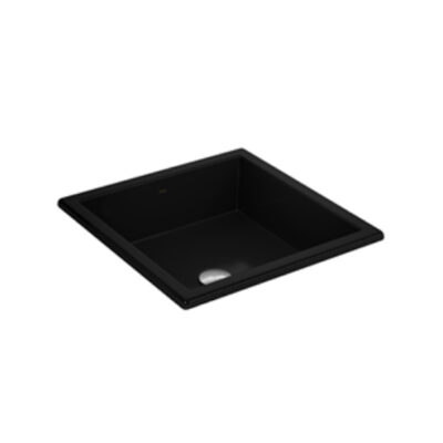 Cuba de Sobrepor Quadrada Ébano Deca L.700.95