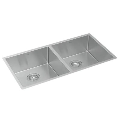 Cuba de Cozinha Retangular Dupla Deca 80x40cm Suprema Inox CC.670.80.DUO.INX