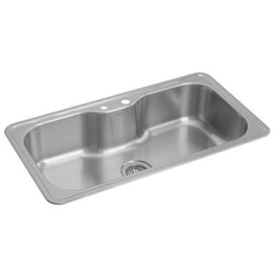 Cuba de Cozinha Retangular c/Deck Deca 80x40cm Facile Inox CC.661.80.DK.INX