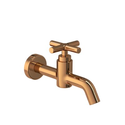 Torneira Curta Parede Duna Clássica Deca Red Gold 1174.GL64.RD