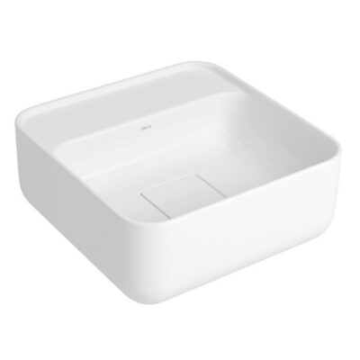 Cuba Quadrada Apoio com Mesa Deca 30cm Branco L.11030.M.17