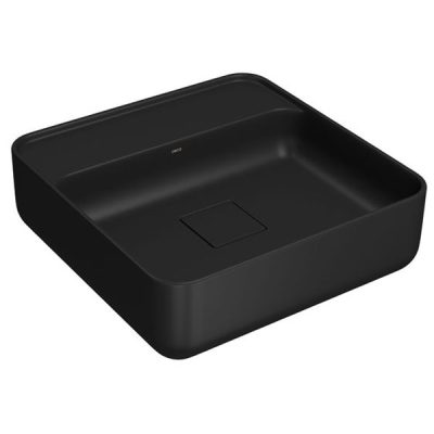 Cuba Quadrada Apoio com Mesa Deca 40cm Ebano Fosco L.11040.M.94