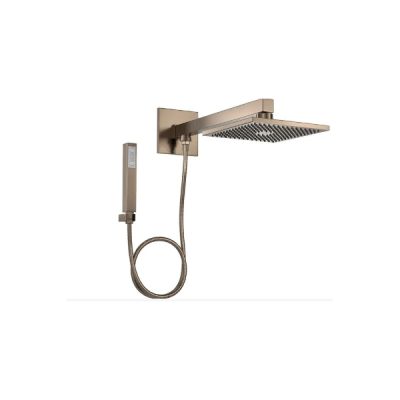 Chuveiro com Desviador e Ducha Manual Quadrado Corten Deca 1992.CT.DES.MT