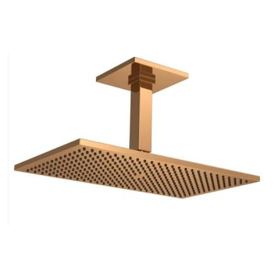 Chuveiro com Tubo Teto Unic 40cm Red Gold Deca 1969.GL.TET.040.RD