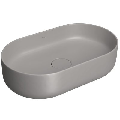 Cuba Slim Apoio Deca Oval 50cm Cinza Antracite L.14050.85