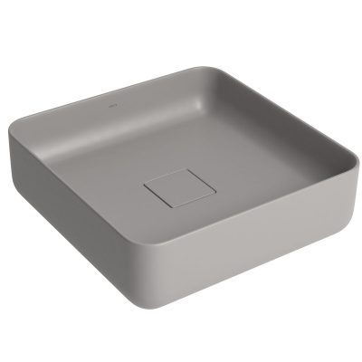 Cuba Slim Apoio Deca Quadrada 40cm Cinza Antracite L.11040.85