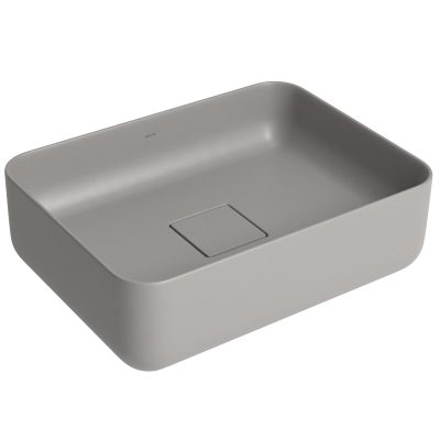 Cuba Slim Apoio Deca Retangular 40cm Cinza Antracite L.13040.85