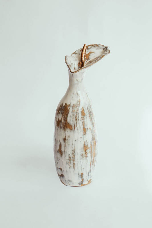 Giselle CarpiVaso Copo de Leite da Coleção Flores