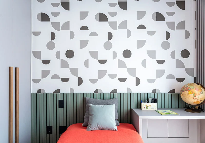 2. Ambientes pequenos pedem cores claras e padrões discretos – Foto: Erika Urbino | Projeto: Mari Milani + Arquitetas