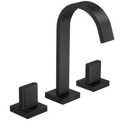 Misturador Mesa Bica Alta Para Lavatorio Deca Polo Black Matte 1877.BL33.MT
