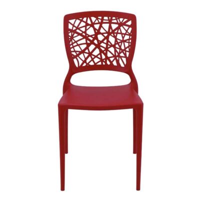 Cadeira Joana Polipropileno E Fibra Vidro Vermelho