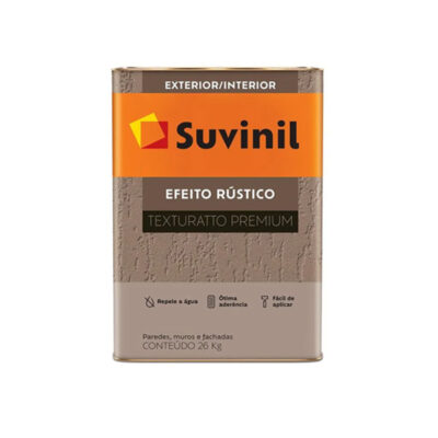 Tinta Texturatto Efeito Rustico Branca 26kg Suvinil