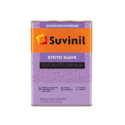 Tinta Texturatto Efeito Suave Branca 22kg Suvinil