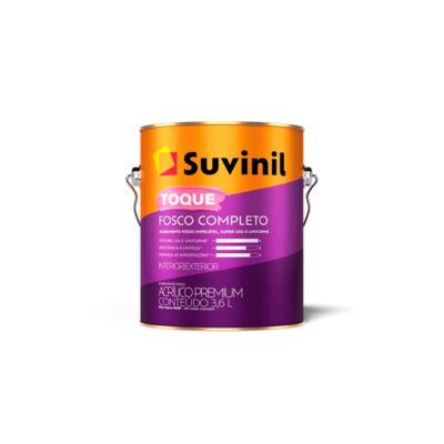 Tinta Acrílica Toque Fosco Completo Branco 3,6 Litros Suvinil