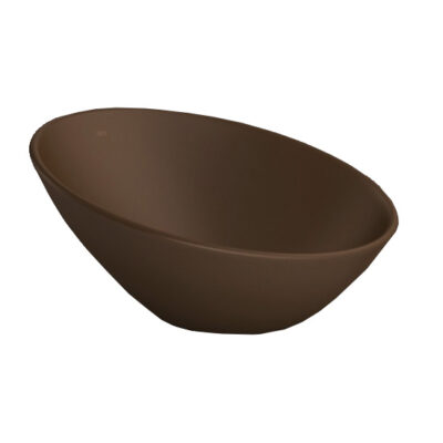 Cubas De Apoio Deca Meia Lua Marrom Fosca L.1036.22