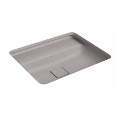 Cuba Slim Retangular de Embutir com Mesa 50cm Soft Antracite Deca L.33050.M.85