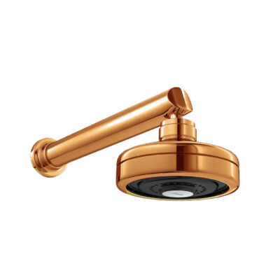 Chuveiro Deca Acqua Plus Red Gold Com Tubo parede 1990.GL.CT.RD