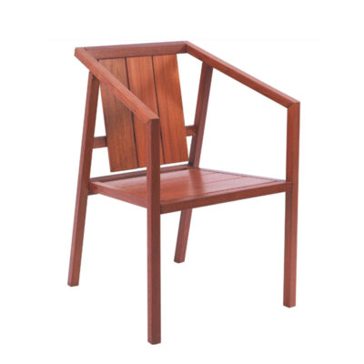 Cadeira Lanati Madeira Jatoba Fsc Bracos E Encosto Madeira
