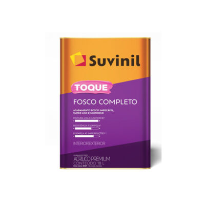 Tinta Acrílica Toque Fosco Completo Branco Neve 18 Litros Suvinil