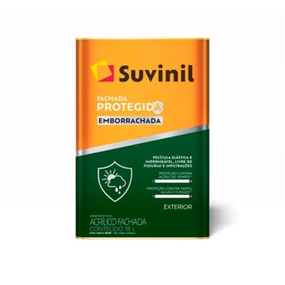 Tinta Acrílica Fachada Protegida Emborrachada Branco Neve 18 litros Suvinil