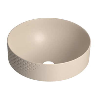 Cuba Sobrepor Redonda Textura Deca Diamante Marfim L.1050.LS.21