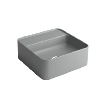 Cuba Apoio Deca C/Mesa Quadrada Cinza Fosco L.280.86