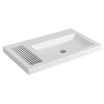 Cuba Sobrepor Branca para Saboneteira Sem Grelha Deca L.1044.17