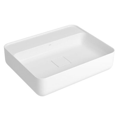 Cuba Retangular Apoio com Mesa Deca 50cm Branca L.13050.M.17