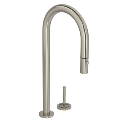 Monocomando Cozinha Mesa Deca You Wave Bica Alta Curva com Acionamento Joystick Deca You Inox 2292.INX.03