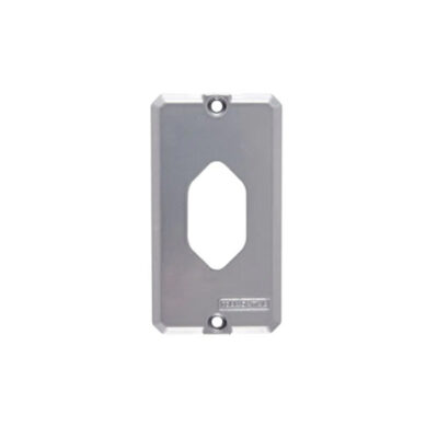 Tampa 1 posto tomada vertical NBR para condulete 3/4pol