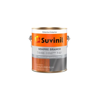 Tinta Esmalte Sempre Branco Fosco 3,6 litros Suvinil