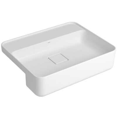 Cuba Slim Semi Encaixe Deca Retangular Mesa 50cm Branco L.63050.M.17