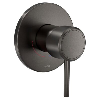 Acabamento Monocomando Chuveiro Redonda Deca You  Dark Antracite/Grafite 4993.GF104.CHU.MT