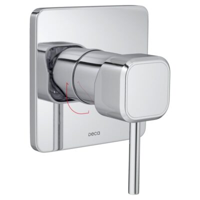 Acabamento monocomando de chuveiro quadrada deca you 4993.C105.CHU